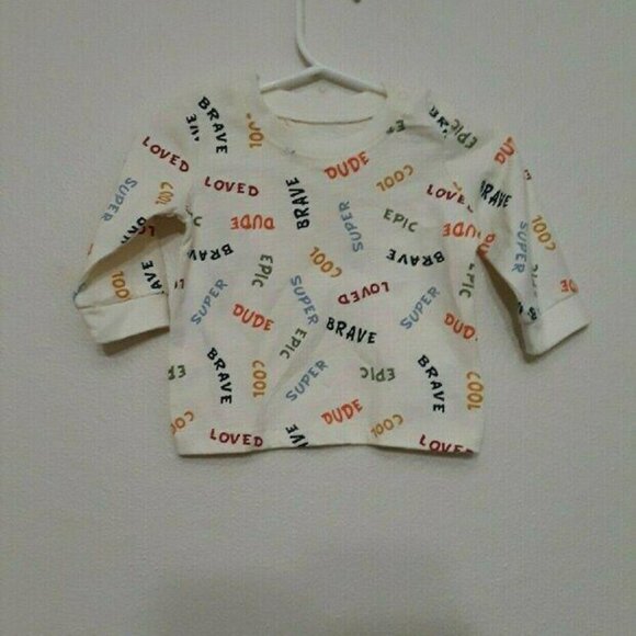 Wonder Nation Multicolor Graphic Long Sleeve Tee - Picture 1 of 3